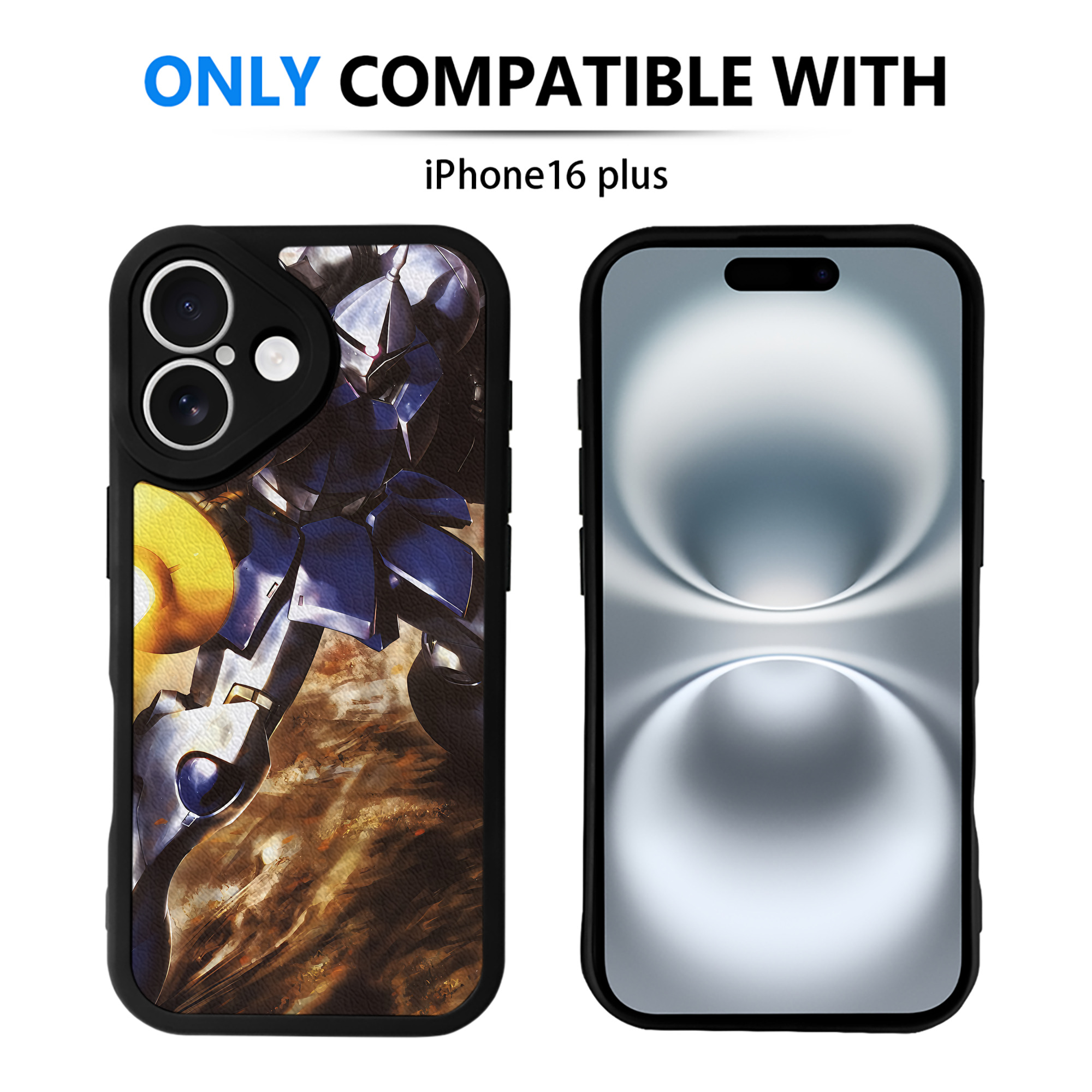 （画像用） 機動戦士ガンダム Mobile Suit Gundam 【iPhone 16シリーズ対応】シリコンスマホケース（レザー調） 材質：シリコン